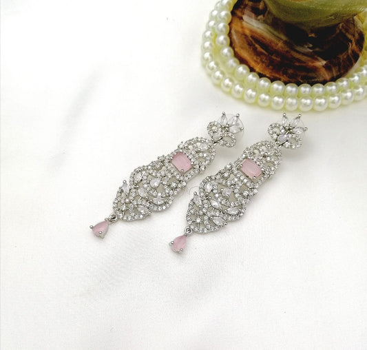 Silver Long Earrings