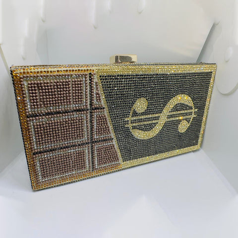 Dollar golden clutch