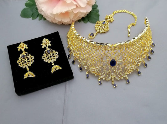 Golden Polki bridal set