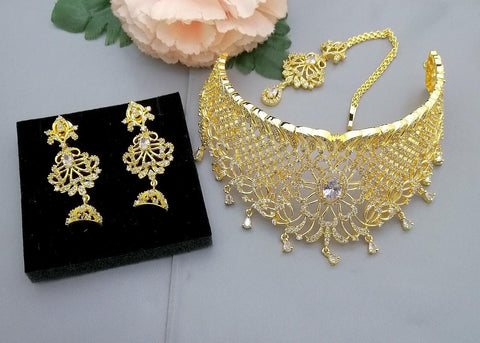 Golden Polki bridal set