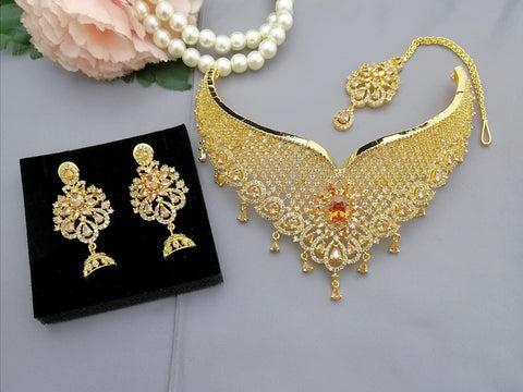 Golden Polki bridal set