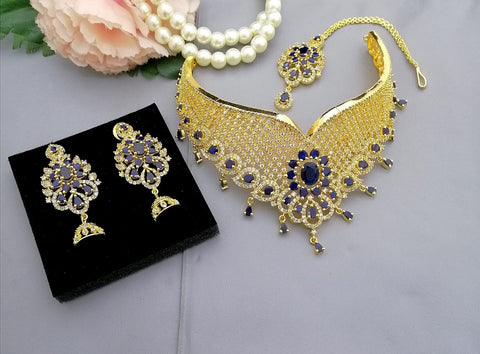 Golden Polki bridal set