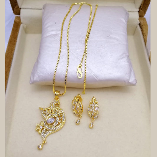 Diamond Cut Pendant Set