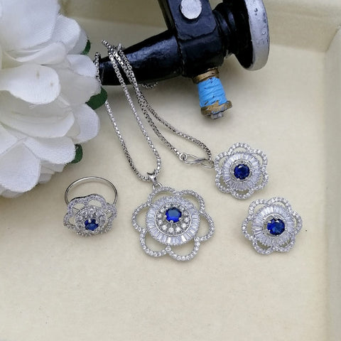 American Diamond Cut Flower Set