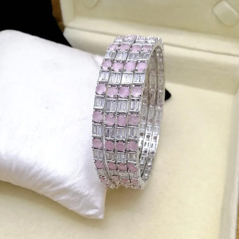 Diamond Cut Bangle Set