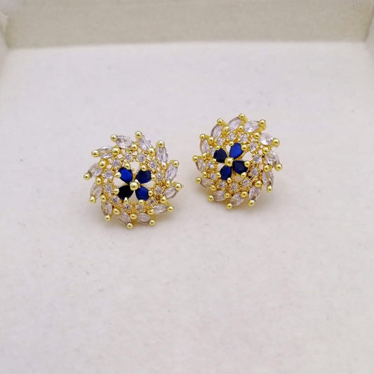 American Diamond Cut Earrings