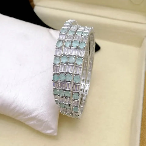 Diamond Cut Bangle Set