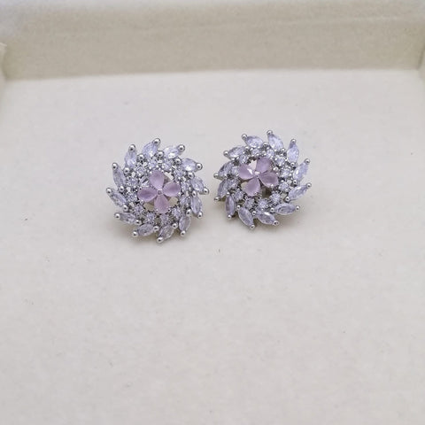 American Diamond Cut Earrings