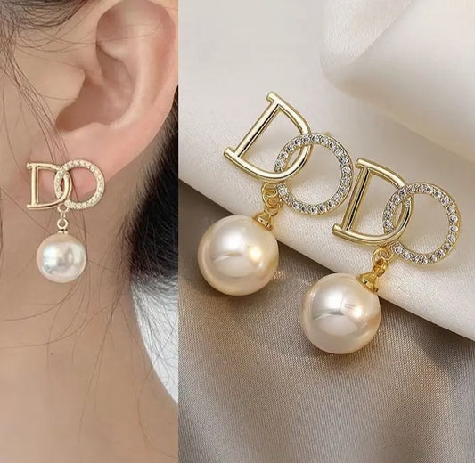 Pearl earrings