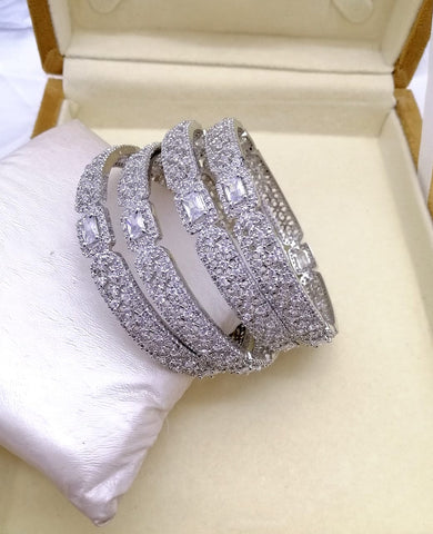 American Diamond Cut Bangles