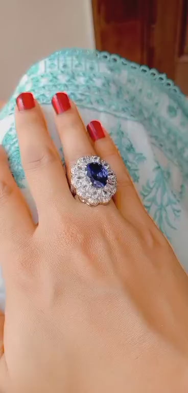 Sapphire Color  Ring