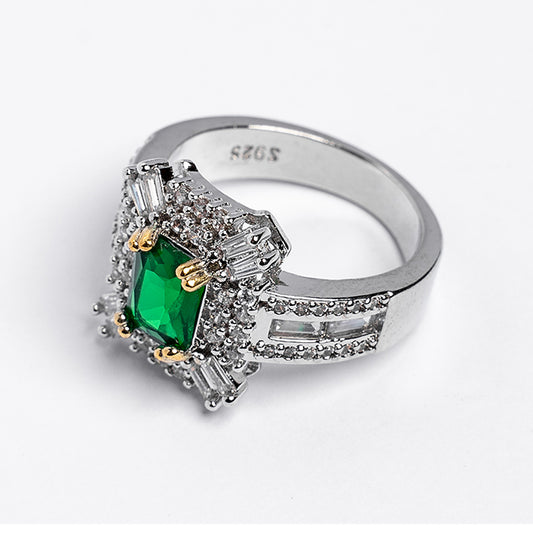 Dainty Emerald Ring