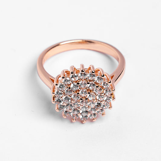 ROSE GOLD ZIRCON RING