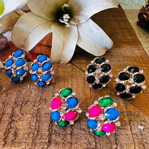 Multi color earrings