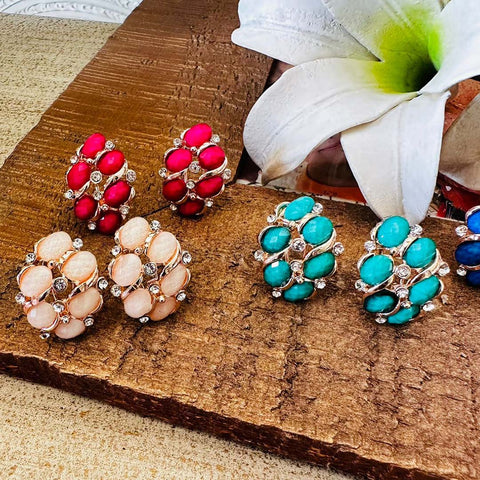 Multi color earrings