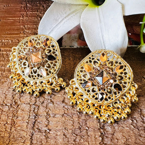 Kundan Jhumki Earrings