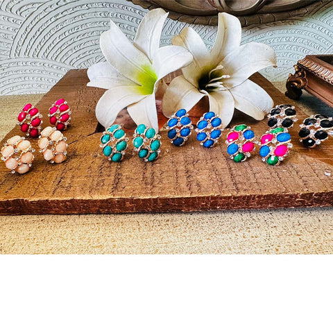 Multi color earrings