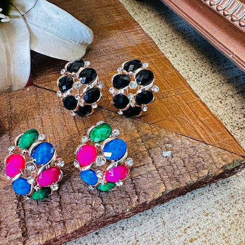 Multi color earrings