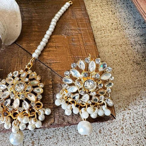 Kundun pearl Teeka set