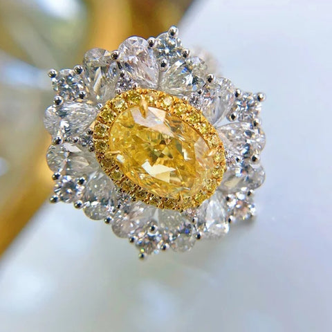 YELLOW ZIRCON RING