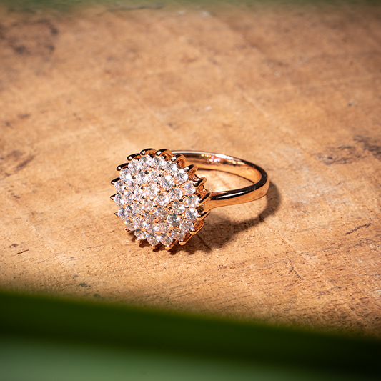 ROSE GOLD ZIRCON RING