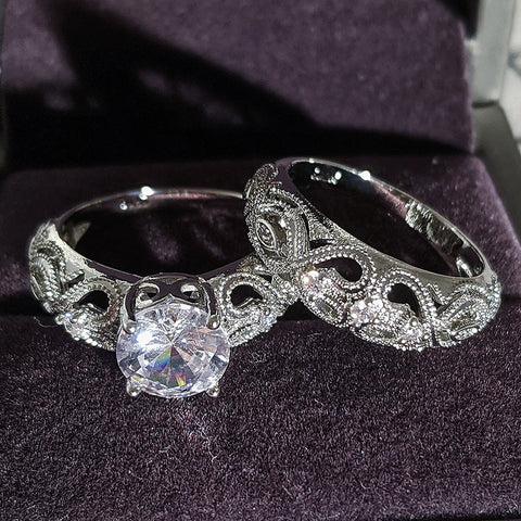 Dual Zircon Ring