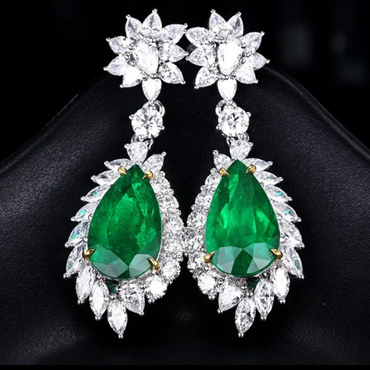 Emerald Stone Earrings