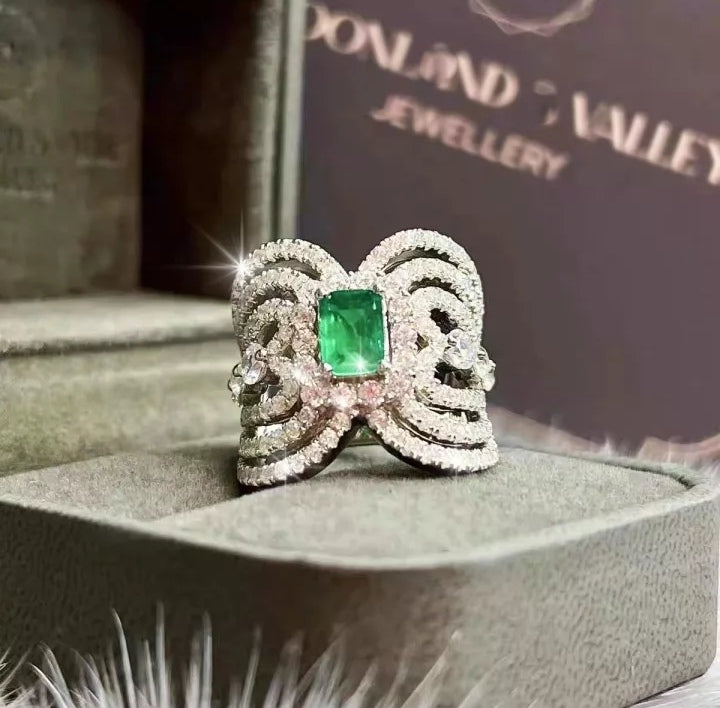 Green Zircon Ring