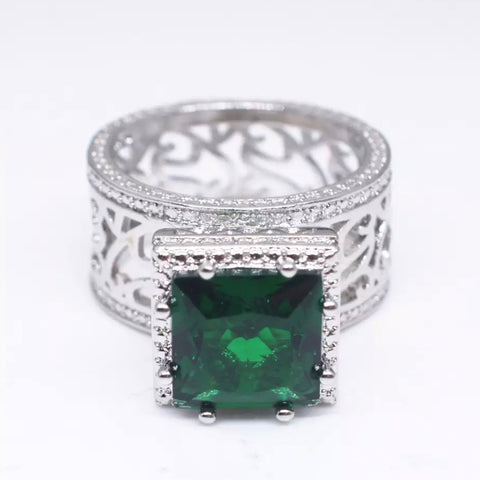 Zambian Emerald Ring