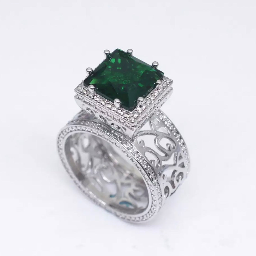 Zambian Emerald Ring