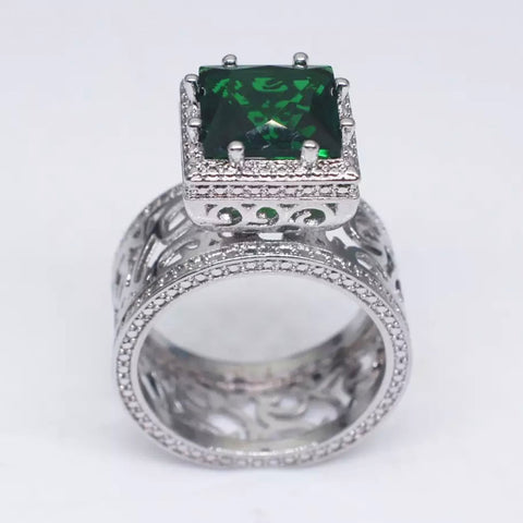 Zambian Emerald Ring