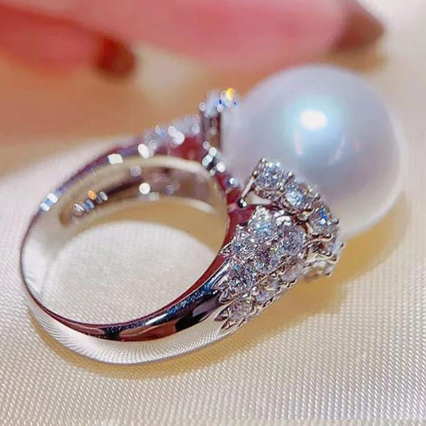 Silver Pearl Ring