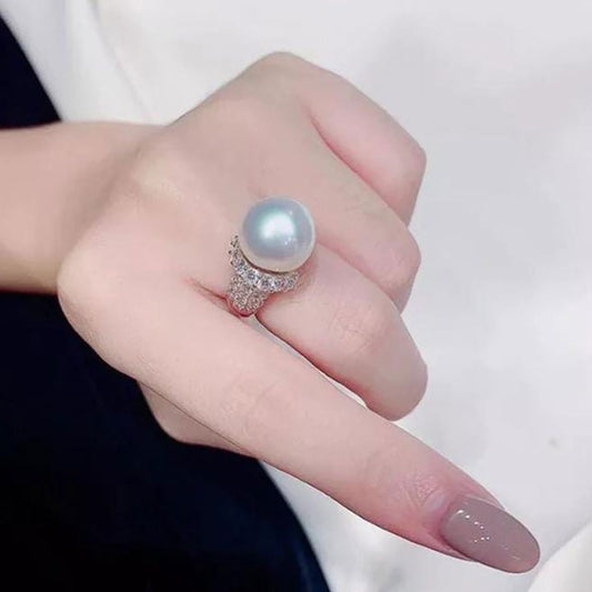 Silver Pearl Ring